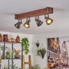 Pehefito Plafondlamp Bruin, Zwart, 4-lichts