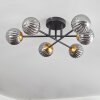 Chehalis Plafondlamp - Glas 10 cm Goud, Zwart, 6-lichts