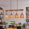 Soungou Hanglamp Natuurlijke kleuren, Zwart, 4-lichts
