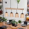 Soungou Hanglamp Natuurlijke kleuren, Zwart, 4-lichts