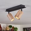 Postigo Plafondlamp Zwart, 2-lichts