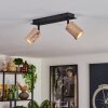 Postigo Plafondlamp Zwart, 2-lichts
