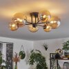 Chehalis Plafondlamp - Glas 12 cm, 15 cm Amber, 6-lichts