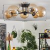 Chehalis Plafondlamp - Glas 12 cm, 15 cm Amber, 6-lichts
