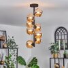 Chehalis Plafondlamp - Glas 12 cm Amber, 8-lichts