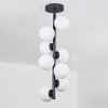 Chehalis Plafondlamp - Glas 10 cm Wit, 8-lichts