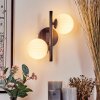 Chehalis Muurlamp - Glas 10 cm Wit, 2-lichts