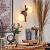 Chehalis Muurlamp - Glas 10 cm Wit, 2-lichts