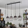 Skiatook Hanger Zwart, 4-lichts