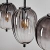 Skiatook Hanger Zwart, 4-lichts