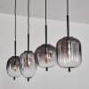 Skiatook Hanger Zwart, 4-lichts