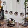Evolene Hanger Zwart, 4-lichts