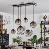 Evolene Hanger Zwart, 6-lichts
