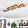 Malling Plafondlamp LED Natuurlijke kleuren, Zwart, Wit, 1-licht