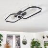 Silla Plafondlamp LED Zwart, 1-licht