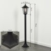 Loria Padverlichting Zwart, 1-licht