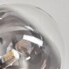 Chehalis Plafondlamp - Glas 15 cm Duidelijk, Rookkleurig, 6-lichts