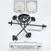 Chehalis Plafondlamp - Glas 12 cm, 15 cm Wit, 6-lichts