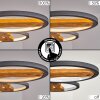 Cornol Hanglamp LED Natuurlijke kleuren, Zwart, 1-licht