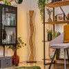 Malling Staande lamp LED Natuurlijke kleuren, Zwart, Wit, 1-licht