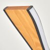 Malling Staande lamp LED Natuurlijke kleuren, Zwart, Wit, 1-licht
