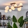 Chehalis Plafondlamp - Glas 10 cm, 12 cm, 15 cm Wit, 10-lichts