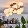 Chehalis Plafondlamp - Glas 10 cm, 12 cm, 15 cm Wit, 10-lichts