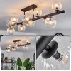 Chehalis Plafondlamp - Glas 10 cm, 12 cm, 15 cm Duidelijk, 10-lichts