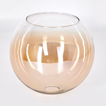 Glazen lampenkap Koyoto Vervangend glas 25 cm Amber, Duidelijk