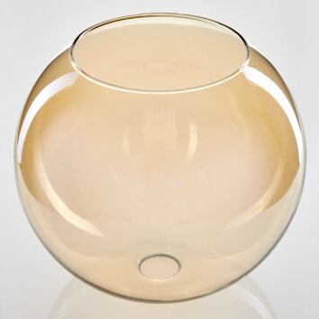Glazen lampenkap Koyoto Vervangend glas 30 cm Amber