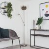 Florida Staande lamp LED Nikkel mat, 2-lichts