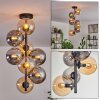 Gastor Plafondlamp - Glas 15 cm Amber, Rookkleurig, 8-lichts