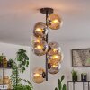 Gastor Plafondlamp - Glas 15 cm Amber, Duidelijk, Rookkleurig, 8-lichts
