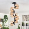 Gastor Plafondlamp - Glas 15 cm Amber, Duidelijk, 8-lichts
