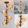 Chehalis Plafondlamp - Glas 10 cm, 12 cm, 15 cm Amber, 8-lichts