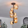Chehalis Plafondlamp - Glas 10 cm, 12 cm, 15 cm Amber, 8-lichts