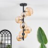 Chehalis Plafondlamp - Glas 10 cm, 12 cm, 15 cm Amber, 8-lichts