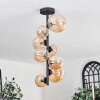 Chehalis Plafondlamp - Glas 10 cm, 12 cm, 15 cm Amber, 8-lichts