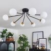 Chehalis Plafondlamp - Glas 10 cm Goud, Zwart, 8-lichts