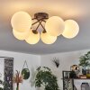 Chehalis Plafondlamp - Glas 15 cm Wit, 6-lichts