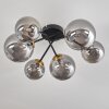 Chehalis Plafondlamp - Glas 12 cm, 15 cm Goud, Zwart, 6-lichts
