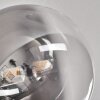 Chehalis Plafondlamp - Glas 15 cm Goud, Zwart, 6-lichts