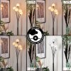 Bernado Staande lamp - Glas 10 cm Wit, 5-lichts