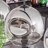 Ripoll Hanger - Glas 25 cm Duidelijk, Rookkleurig, 4-lichts