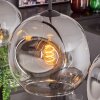 Ripoll Hanger - Glas 25 cm Duidelijk, Rookkleurig, 4-lichts