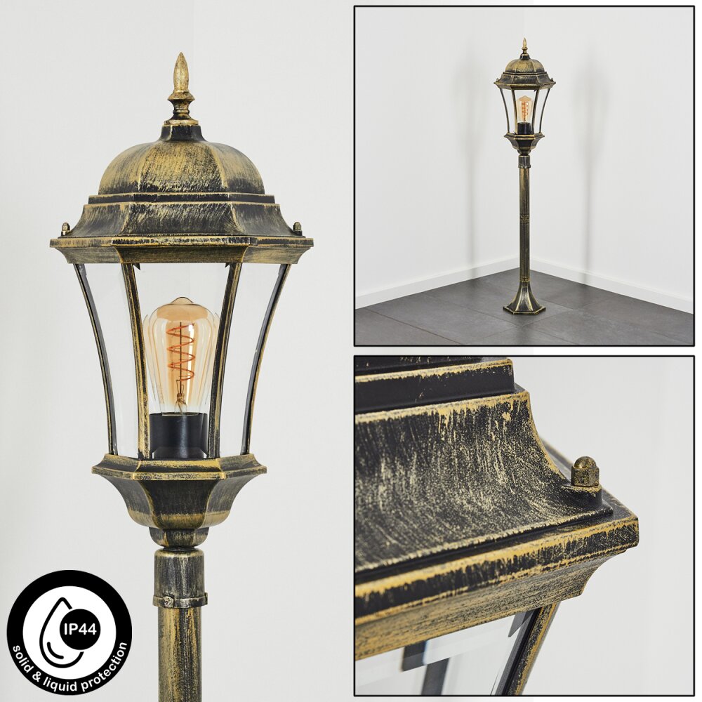Etoe Padverlichting Bruin, Goud, Zwart, 1-licht main product photo