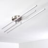 Tornio Plafondlamp LED Nikkel mat, 3-lichts