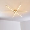 Tornio Plafondlamp LED Nikkel mat, 3-lichts