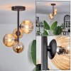 Chehalis Plafondlamp - Glas 10 cm,12 cm Amber, 4-lichts