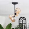 Chehalis Plafondlamp - Glas 10 cm,12 cm Amber, 4-lichts